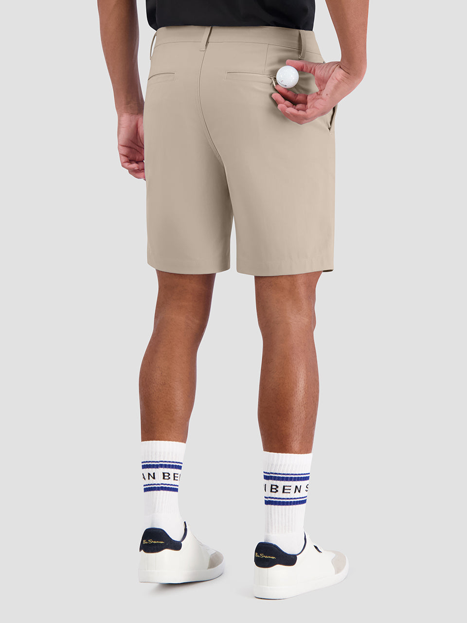 Short Ben Sherman 4Way Stretch Tech Kaki | SKI-38756995